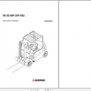 Jungheinrich Forklift FB 50 MP 3FP 492 Spare Parts Manual FN426391 1