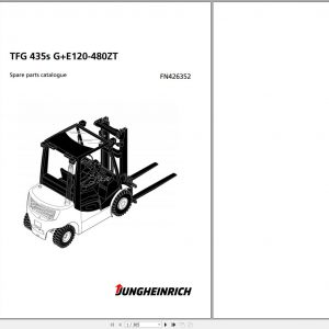 Jungheinrich Forklift TFG 435s GE120 480ZT Spare Parts Manual FN426352 1