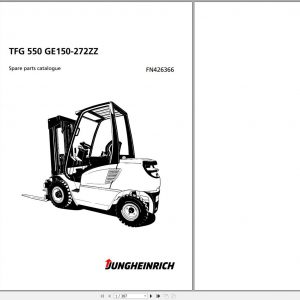 Jungheinrich Forklift TFG 550 GE150 272ZZ Spare Parts Manual FN426366 1