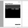 Komatsu Engine 170E 5 Series Shop Manual SEN00190 16 2009