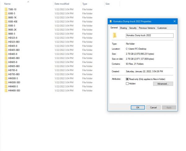 Komatsu Mining Dump Trucks 2.76 GB PDF Updated 2022 Shop Manuals Operator Maintenance Manual 1