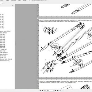 Liebherr Crawler Crane LR1300 300 ton 138235 Spare Parts Catalogue Operating Manual Technical Information 13