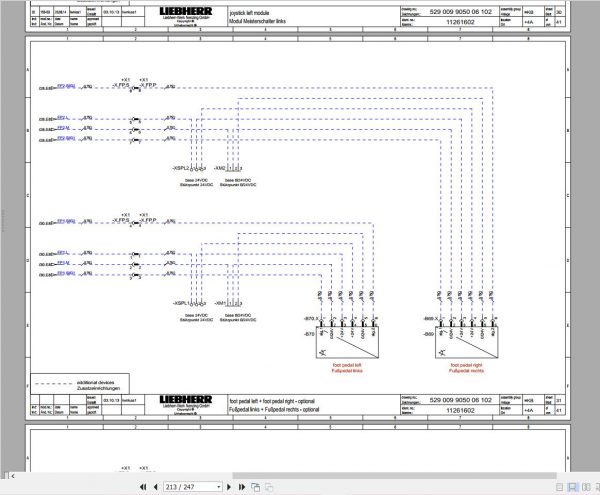 Liebherr Crawler Crane LR1300 300 ton 138235 Spare Parts Catalogue Operating Manual Technical Information 16