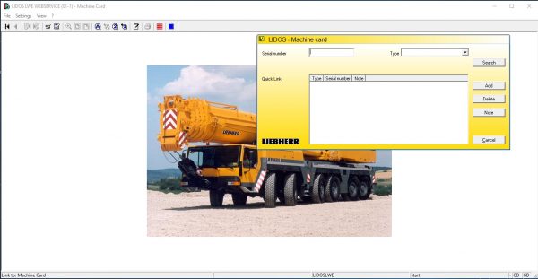 Liebherr Lidos COT LBH LFR LHB LWE LWT Online EPC Service Document Updated 01.2022 DVD 5