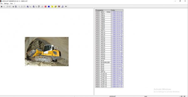 Liebherr Lidos COT LBH LFR LHB LWE LWT Online EPC Service Document Updated 01.2022 DVD 9