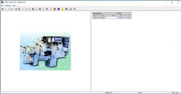 Liebherr Lidos Offline COT LBH LFR LHB LWT Spare Parts Catalog Service Documentation 01.2022 DVD 1