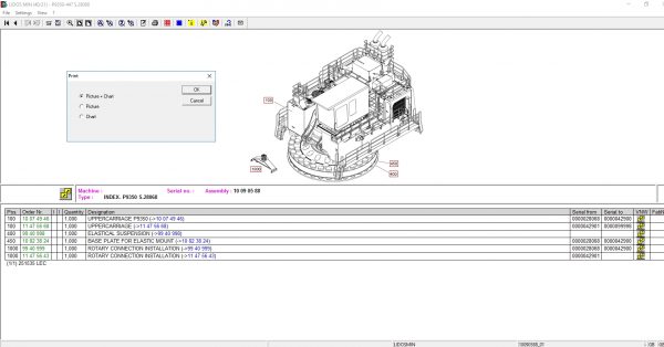 Liebherr Lidos Offline EN Mining Truck Excavator 10.2021 EPC Parts Catalog Service Documentation DVD 3