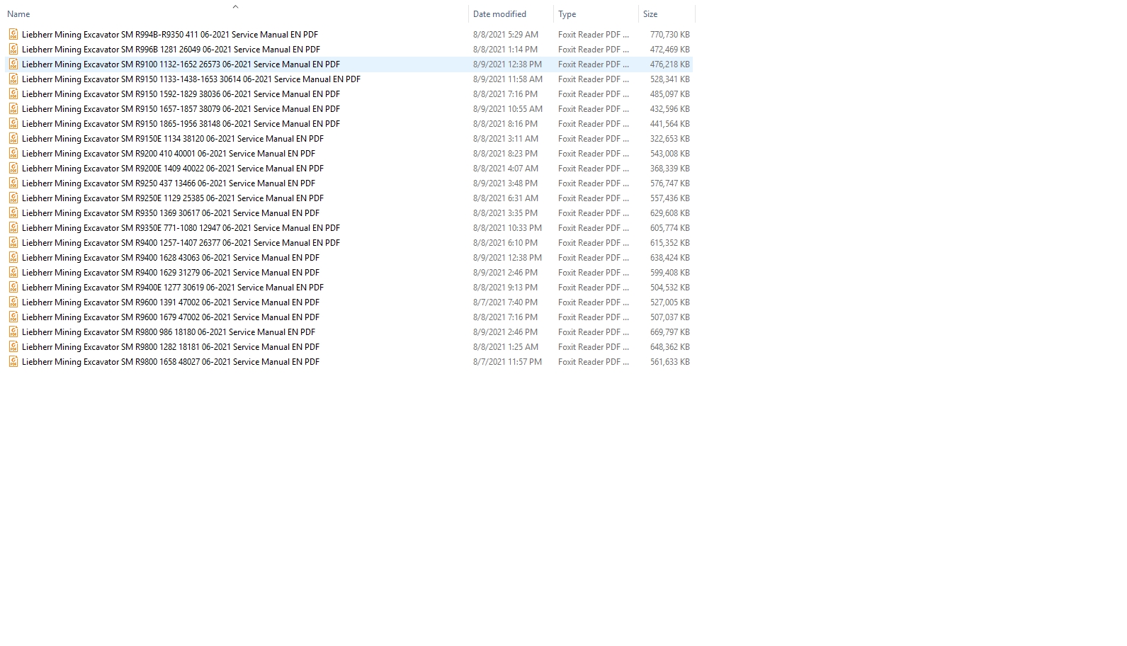Liebherr Mining Excavators 62.3GB PDF Updated 06.2021 Service Manuals DVD 2