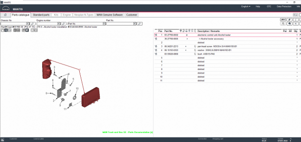 MAN MANTIS v674 EPC 01.2022 Spare Parts Catalog DVD 7