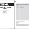 Manitou GEHL Telehandler ALT 950 145 V PLUS D ST5 S1 Repair Manual 647926EN 06 1