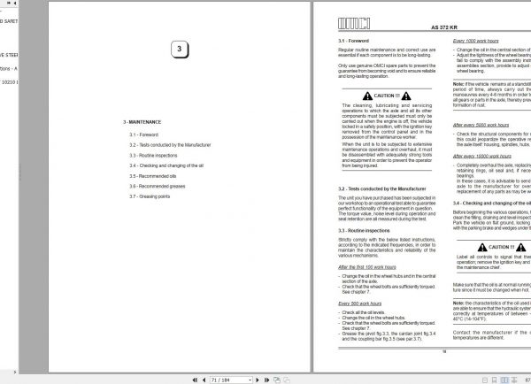 Manitou Telehandler MHT 7140 10160 10210L M Series OM 904 LA Engine Repair Manual 2