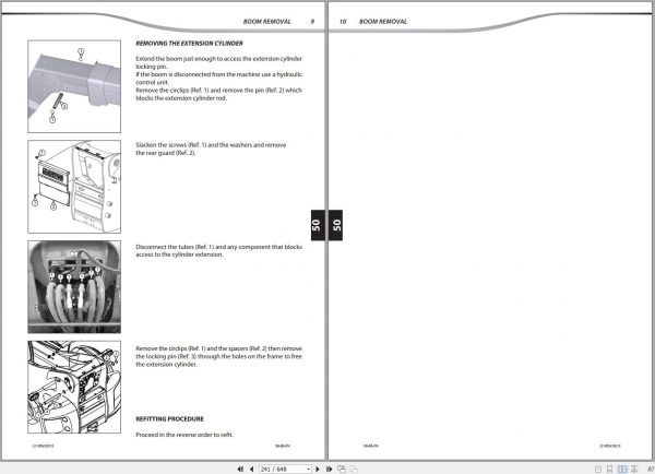 Manitou Telehandler MHT X 790 MINING 104JD ST3A S1 Repair Manual 647828EN 05 2