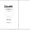 Manitou Telehandler MLA 628 Repair Manual 547796EN 02 1