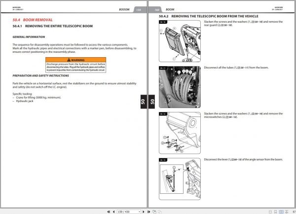 Manitou Telehandler MLA T 533 145 V PLUS D ST5 S1 Repair Manual 647872EN 06 2