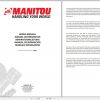 Manitou Telehandler MLA628 Turbo Repair Manual 0 1 M140EN 01 1
