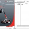 Manitou Telehandler MLT 627 T Evolution Compact 20 Euro 3 Genuine Parts Catalogue 647025EN 02 1