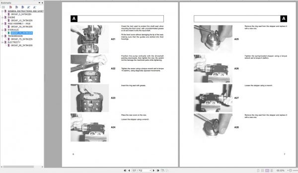 Manitou Telehandler MLT 740 MLT 1033 HL Turbo Series 1 Repair Manual M88EN 09 2