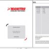 Manitou Telehandler MLT 845 100D H ST4 S1 MLT 845 120D ST4 S1 Repair Manual 647819EN 06 1