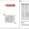 Manitou Telehandler MLT634 MLT731 MLT735 MLT741 MLT1035 MT732 MT1030 MLT X Repair Manual 647092EN 09 1