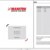 Manitou Telehandler MRT 1850 MRT 2150 MRT 2540 PLUS E3 Repair Manual 647175EN 12 1