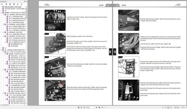 Manitou Telehandler MRT 3050 MRT 2470 MRT X 2470 MRT X 3050 PRIVILEGE PLUS Repair Manual 647625EN 01 2