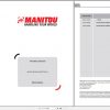 Manitou Telehandler MT 625 H EASY 49K ST3A S1 Repair Manual 647519EN 04 1