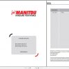 Manitou Telehandler MT 733 MT 933 MT 1033 EASY 75D ST5 S1 Repair Manual 647795EN 07 1