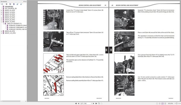 Manitou Telehandler MT X 1441 MT X 1740 MT X 1841100P PS SLT LSU ST3A S1 Repair Manual 648943EN 11 2