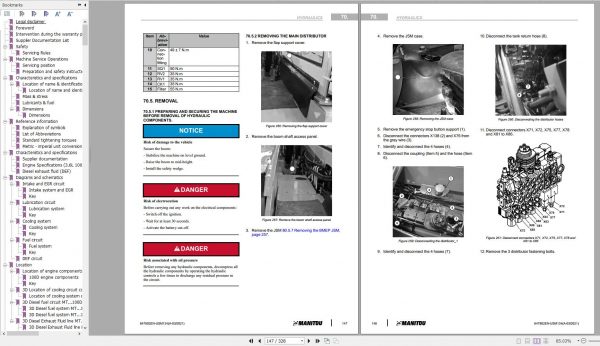 Manitou Telehandler MT1135 MT1335 100D ST5 S1 Service Manual 647802EN USM134 03 2