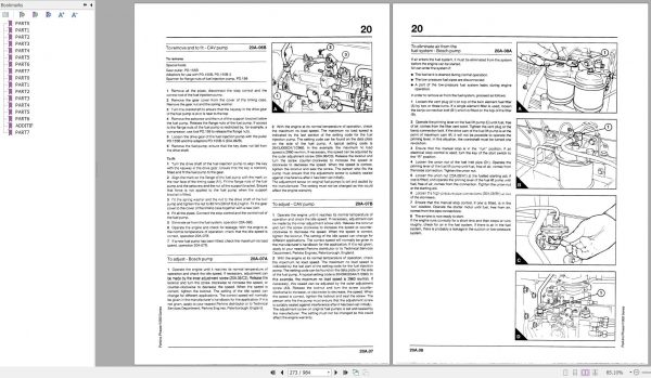 Manitou Telehandler MT830 CP MT840 CP MT930 CP MT1230 CP Repair Manual 47940EN 09 2
