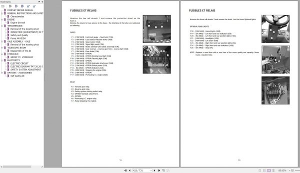 Manitou Telehandler TMT 20.20 S Serie 1 E2 TMT 20.17 C Serie 1 E2 Repair Manual 547891EN 09 2