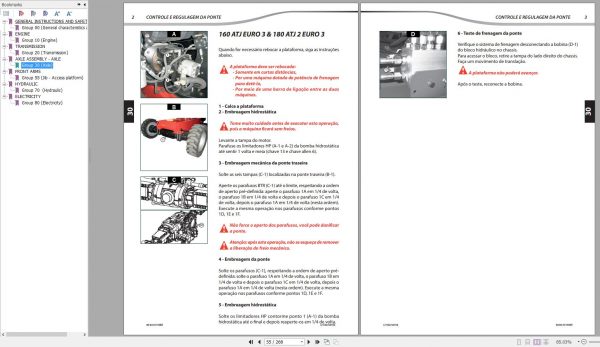 Manitou Work Platforms 160 ATJ EURO 3 180 ATJ EURO 3 Repair Manual 647123BR 11.2013 PT 2