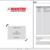 Manitou Work Platforms 220TJ 220TJ X 220TJ XP 2RD 4RD ST3A S1 Genuine Parts Catalogue 647648EN 12 1