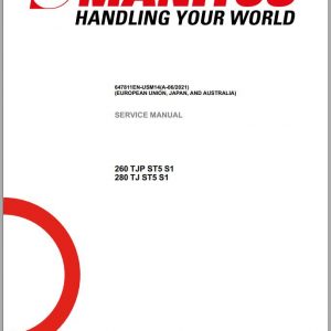 Manitou Work Platforms 260 TJP ST5 S1 280 TJP ST5 S1 Service Manual 647811EN USM14 06 1