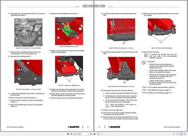 Manitou Work Platforms 260 TJP ST5 S1 280 TJP ST5 S1 Service Manual 647811EN USM14 06 2