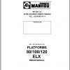 Manitou Work Platforms 80 VJR 100 VJR EVOLUTION 100 VJR AUS VJR 26 S1 Repair Manual 547398EN 02 1