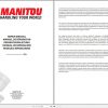 Manitou Work Platforms 80ELX 100ELX 120ELX Repair Manual 547326EN 02 1