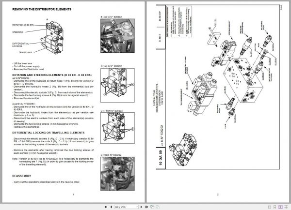 Manitou Work Platforms D 80 E D 80 ER D 80 ERS D80EP Repair Manual 547312EN 01 2