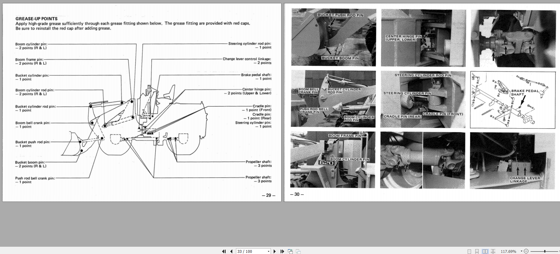 TCM WHEEL LOADER 8152 8202 OPERATOR'S MANUALS632AE