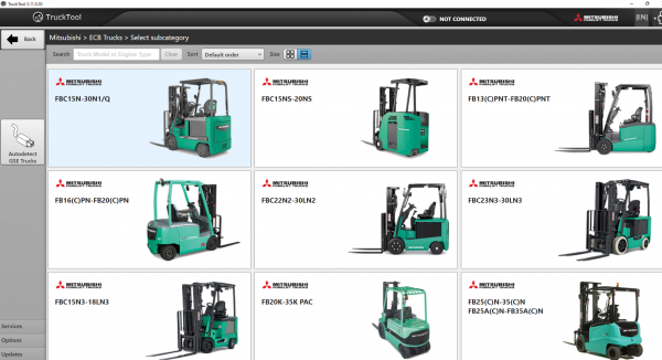 TruckTool 3.11.0.30 01.2022 Diagnostic Program for MitsubishiCatTCMUniCarriers Rocla 3