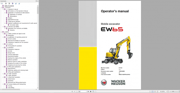 Wacker Neuson Model Collection Full Manual Update 2022 DVD 5