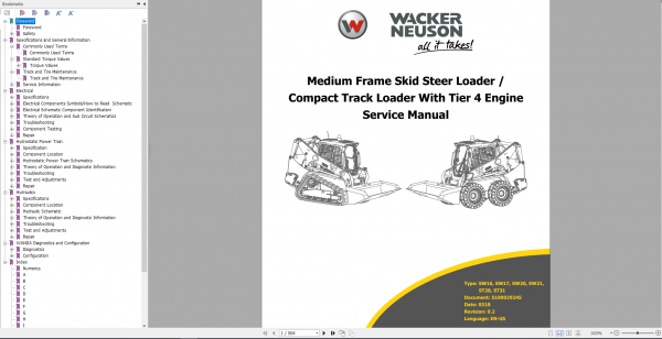 Wacker Neuson Model Collection Full Manual Update 2022 DVD 7