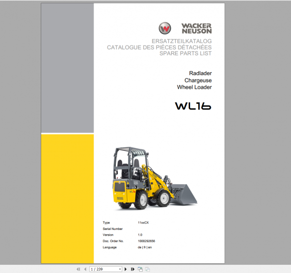 Wacker Neuson Model Collection Full Manual Update 2022 DVD 8