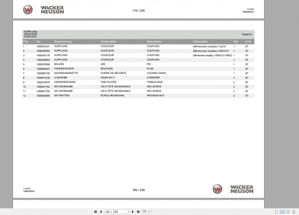 Wacker Neuson Model Collection Full Manual Update 2022 DVD 9