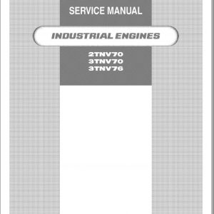 Yanmar Industrial Engines 2TNV70 3TNV70 3TNV76 Service Manuals 0BTNVG00201 2009 1