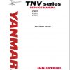 Yanmar Industrial Engines TNV Series 2TNV70 3TNV70 3TNV76 Service Manual 0BTNV G00200 2005 1