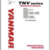 Yanmar Industrial Engines TNV Series 2TNV70 4TNV106T Operator Manual 0ATNV G00100 2005 1