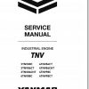 Yanmar Industrial Engines TNV Series 3TNV88C 4TNV98CT Service Manual 0BTN4 EN0026 2018 1