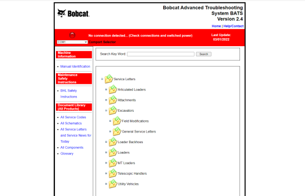 Bobcat 2022 BATS Advanced Troubleshooting System 7