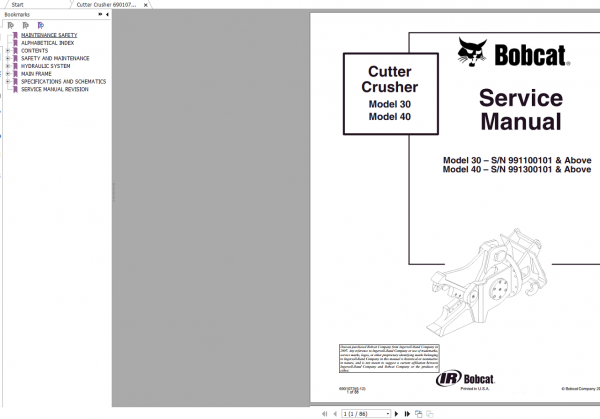 Bobcat Attachment Implement A B C P Q Z Service Library 2021 DVD 7